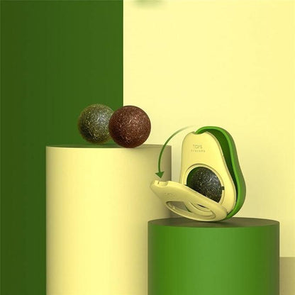 Catnip Minty Avocado Ball Toy